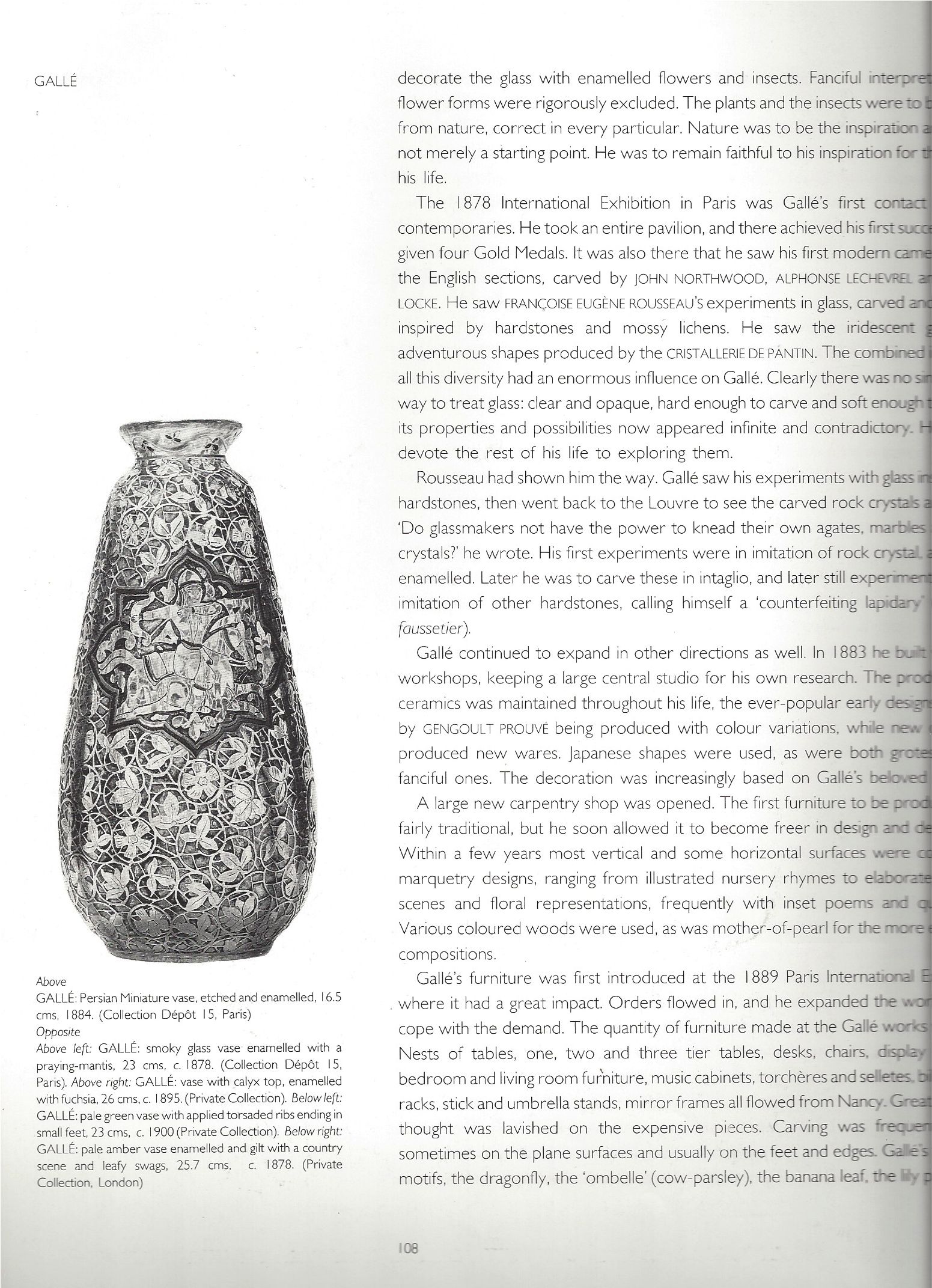 Glass Box and Cover by Galle